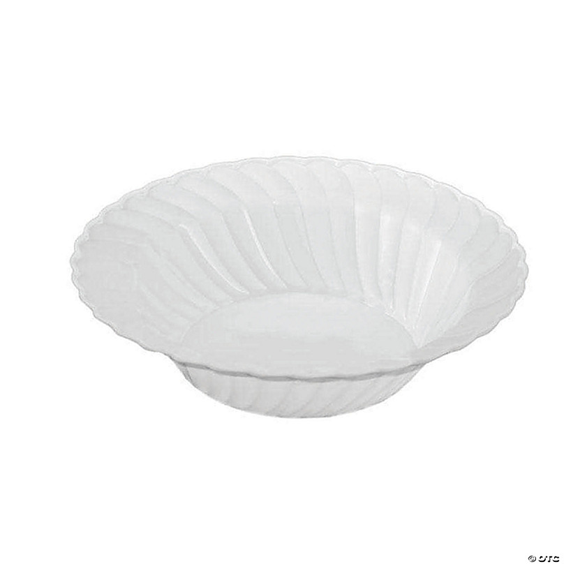 Gold Rim 12oz. Soup / Salad Wedding Plastic Bowls (10 Count