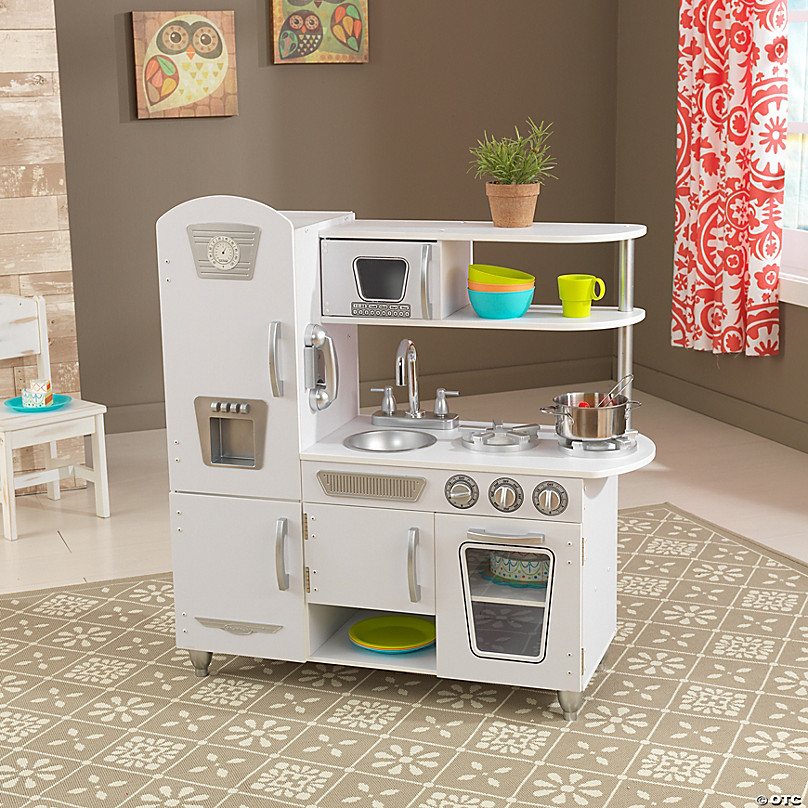 Bisontec My Modern Kitchen Full Deluxe Kit Operated Kitchen Playset:  Refrigerator, Stove, Microwave PSK54