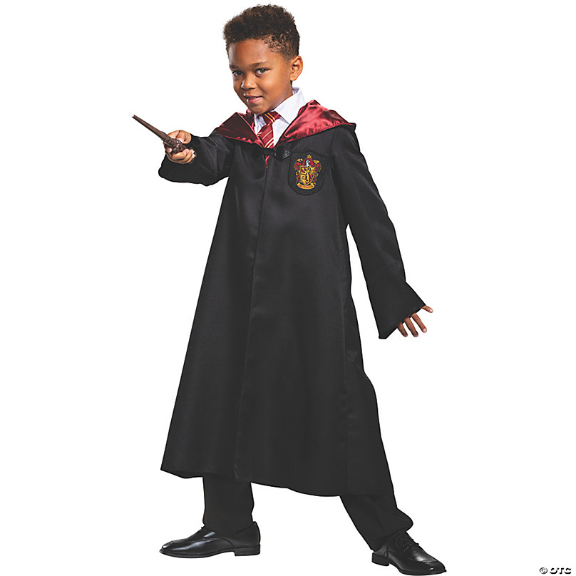 Harry Potter Gryffindor Robe Child Costume Large Black for sale online 