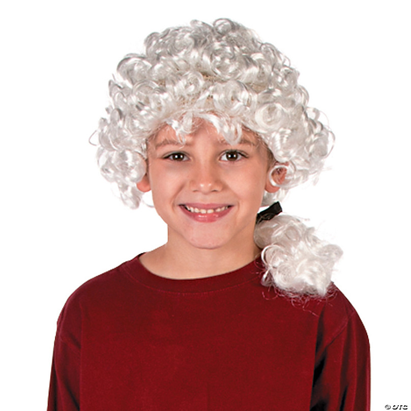 kids colonial wig