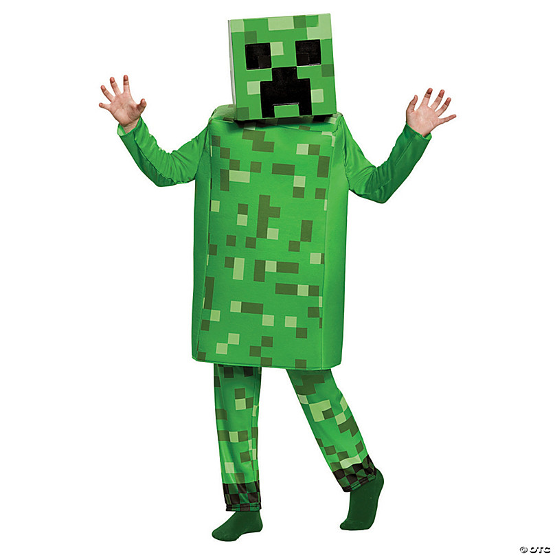 Creeper Bambino Costume Minecraft Game Jumpsuit