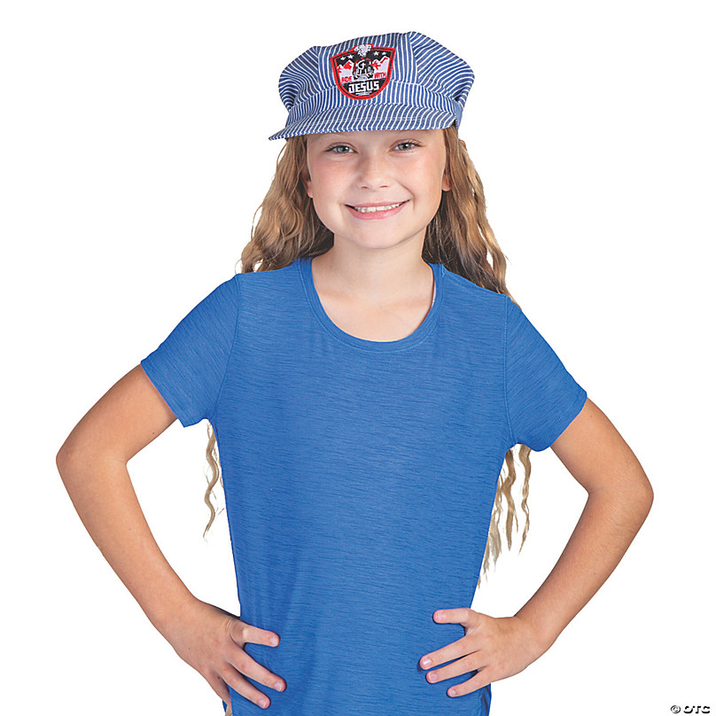 Fun365 Kids Train Conductor Hats-12 per Pack 