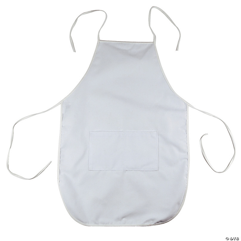Childrens Pale Blue Aliens Apron Age 4-6 or 6-8 years 