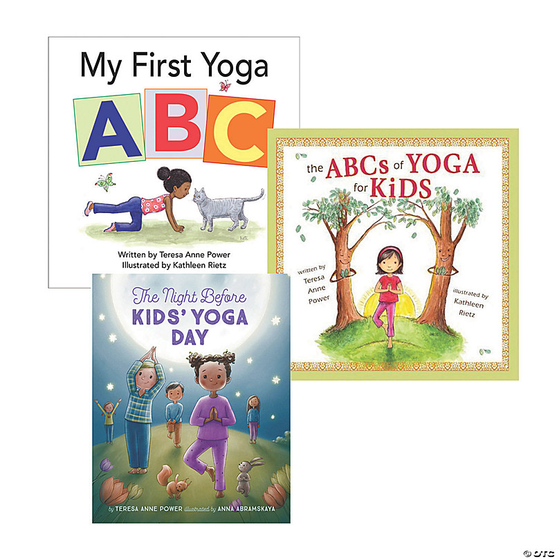 Kid's Yoga Book Set, 3 Books