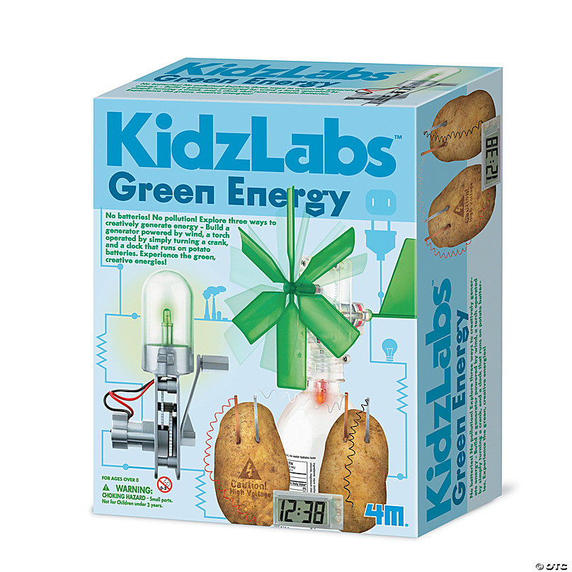 GREEN ENERGY SCIENCE GENERATE GREEN ELECTRICITY BY KIDZ LABS 4M NEW & SEALED! 