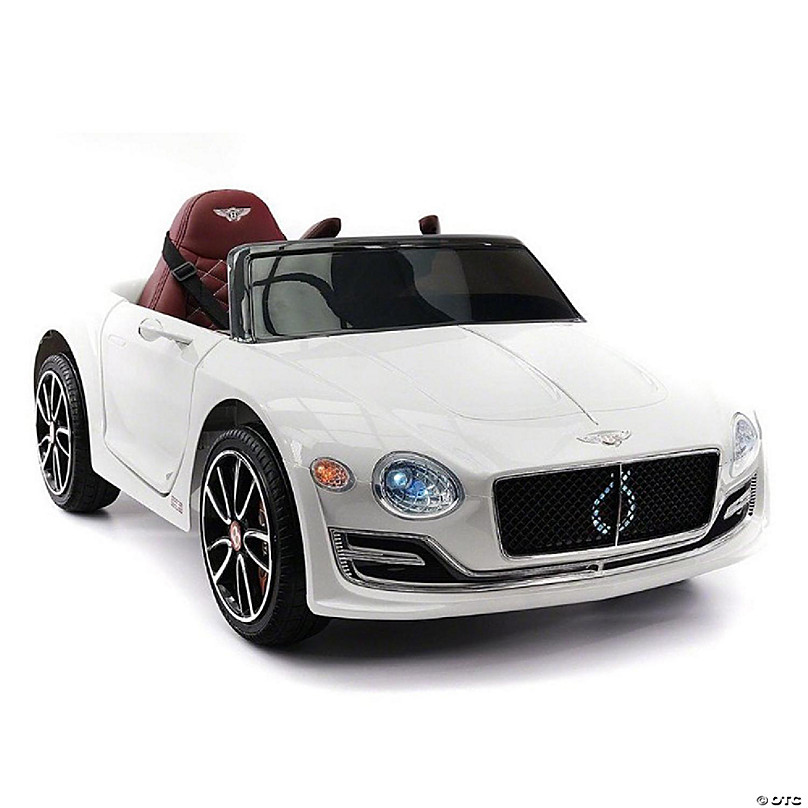 Luxurious White Bentley GTC Ride-On Car for Kids