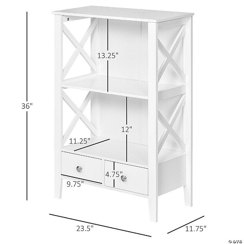 x frame bathroom storage tower