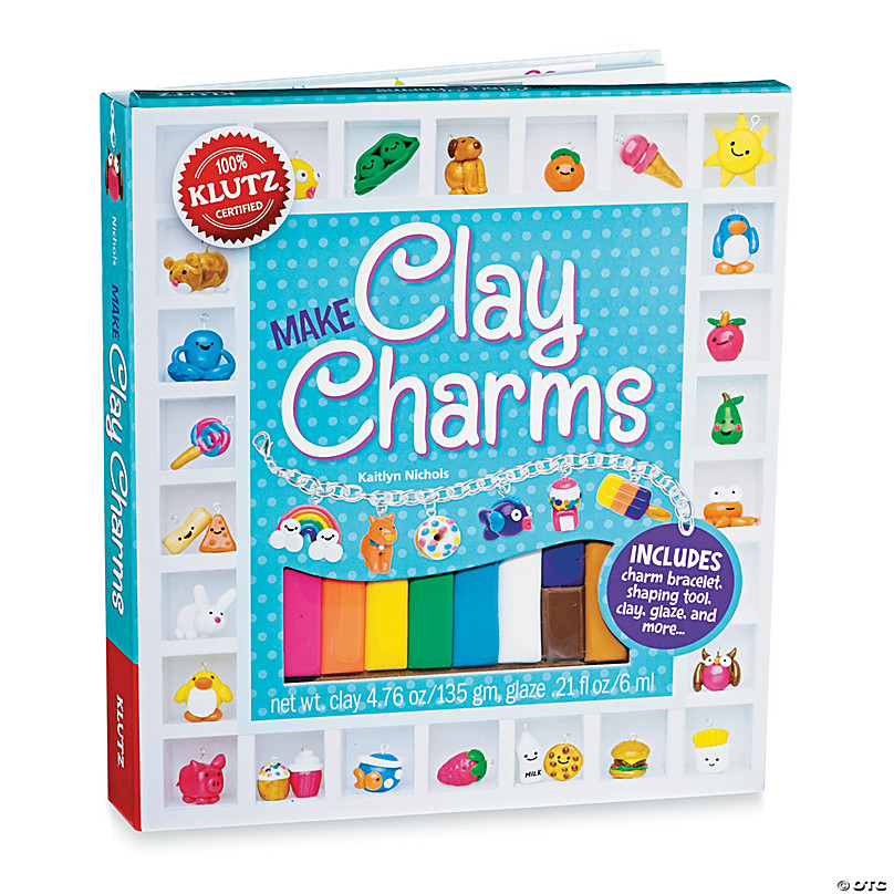 Klutz Make Clay Charms Craft Kit - Toy By Nichols, Kaitlyn - VERY GOOD  9780545498562