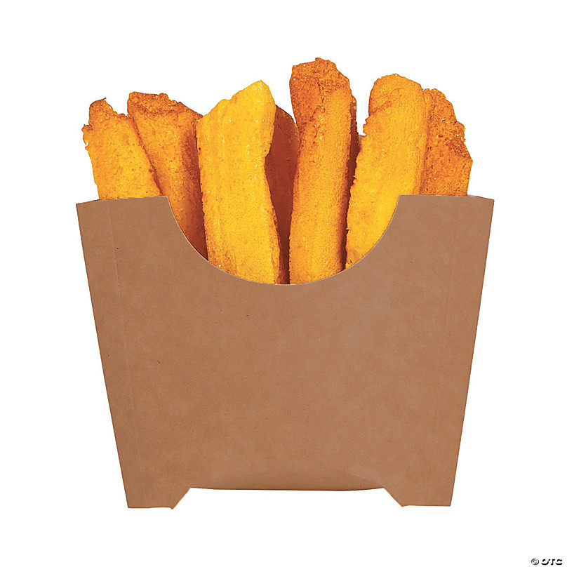 Custom Printing Kraft Paper Packaging Box For French Fries