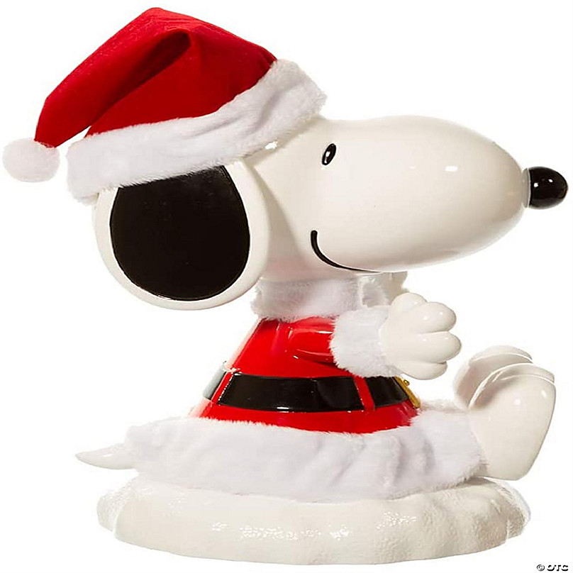 Kurt Adler PN9211 Peanuts Santa Snoopy Treetop