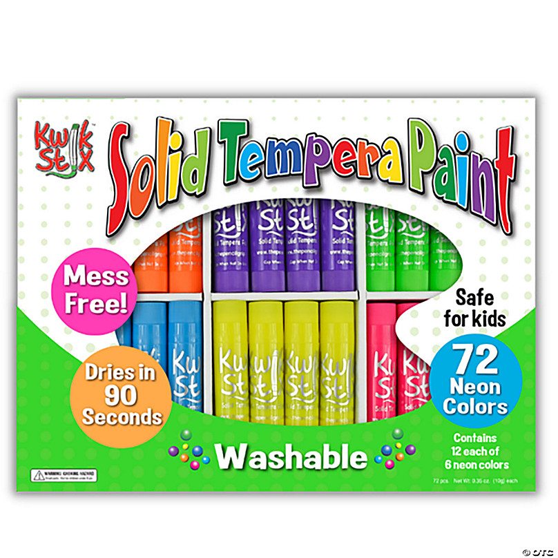 The Teachers' Lounge®  Washable Paint Sticks, 6 colors