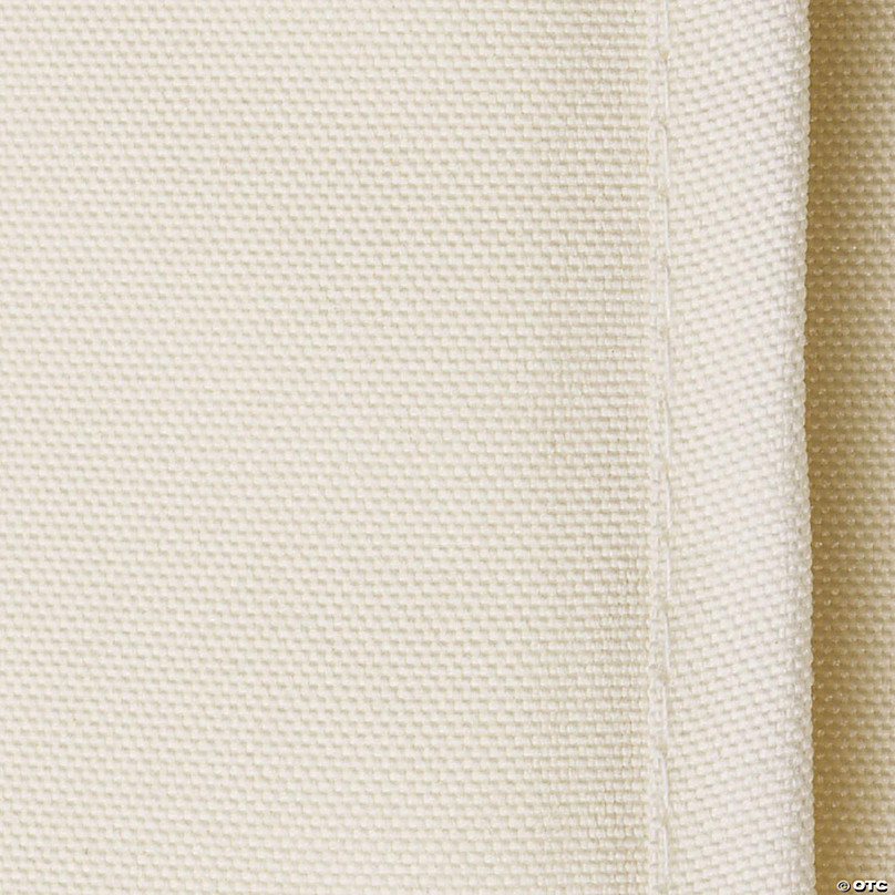 Ivory Polyester Linen Fabric