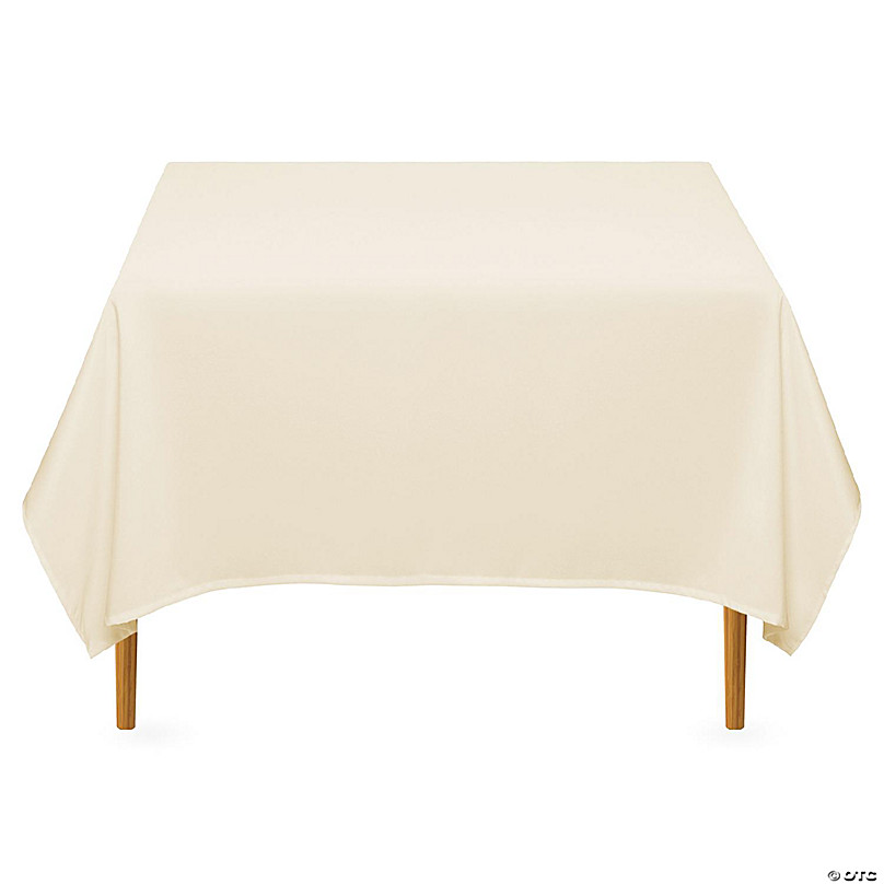 Ivory square table cover - Copritavolo quadrato avorio