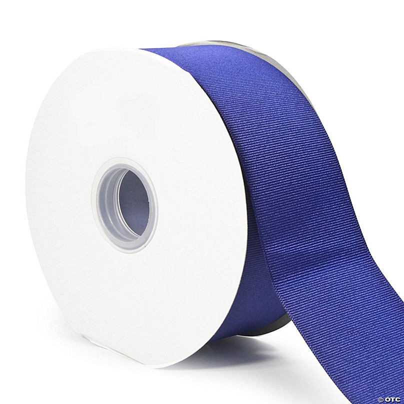 LaRibbons and Crafts 2 1/4 Premium Textured Grosgrain Ribbon - Century  Blue