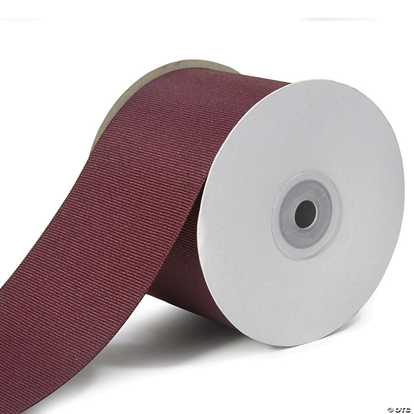 5 Yards Solid Burgundy Maroon Grosgrain Ribbon Yardage DIY Crafts Bows  Decor USA