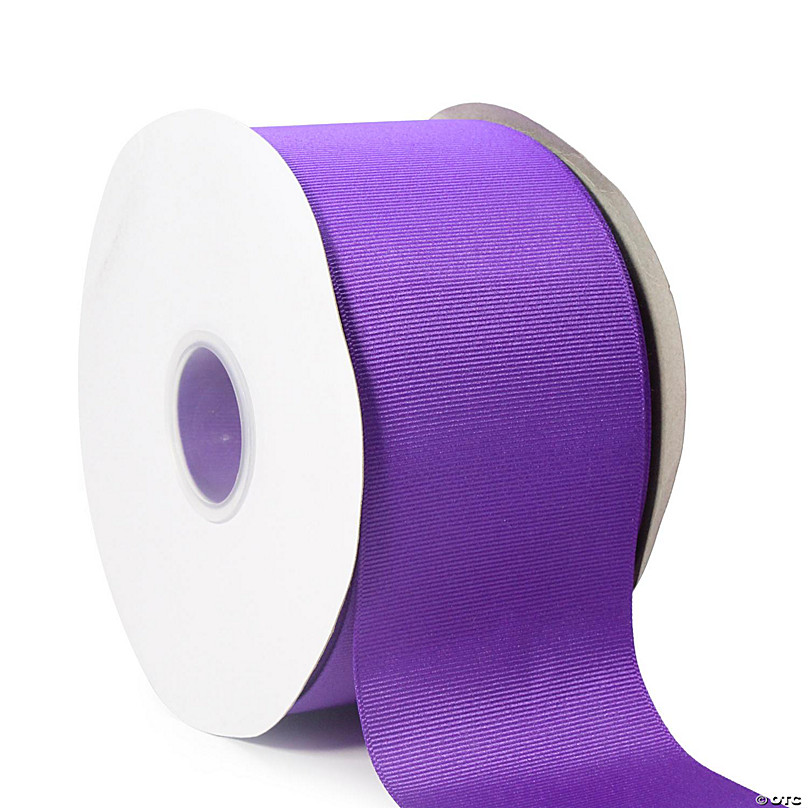 LaRibbons and Crafts 1 1/2 50yds Premium Textured Grosgrain Ribbon  -Vibrant Pink