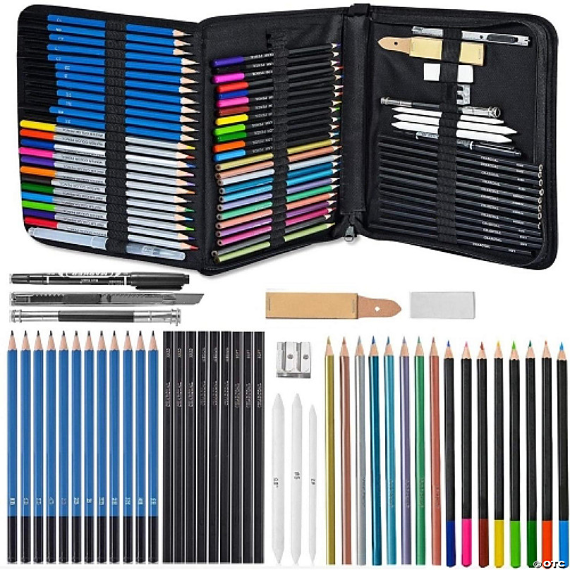 Sketching and Charcoal Art Kit Drawing Sketch Pencils Set Colored Pencils  Artist Kit Art Supplies for