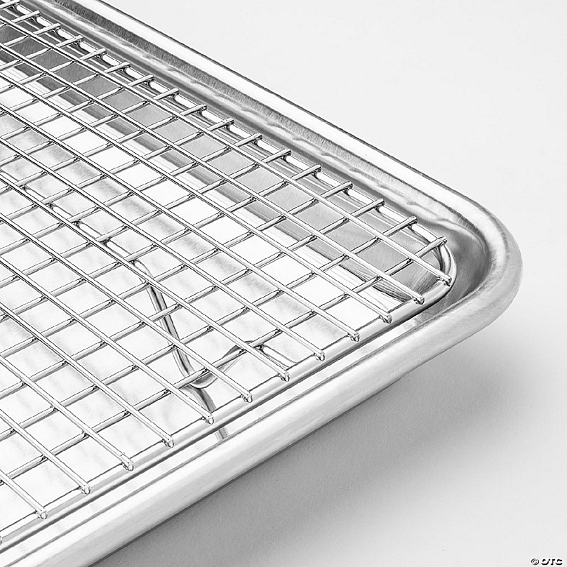 Last Confection Stainless Steel Baking & Cooling Wire Rack-8-1/2 x 12  Fits Quarter Sheet Pan