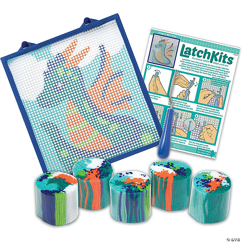 Fluffy Llama Latch Hook Making Kit For Kids – Latch Hook Crafts