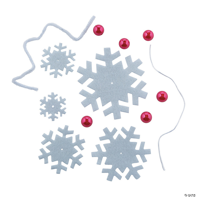 Snowflake Kit 3 count – Snow Flake 6″ Large Frames with Beads