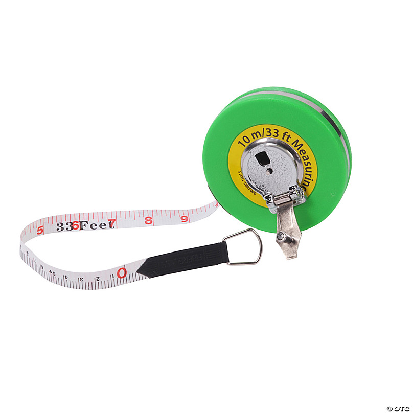 Learning Advantage Wind Up Tape Measure, 33 Ft., Pack Of 2 : Target