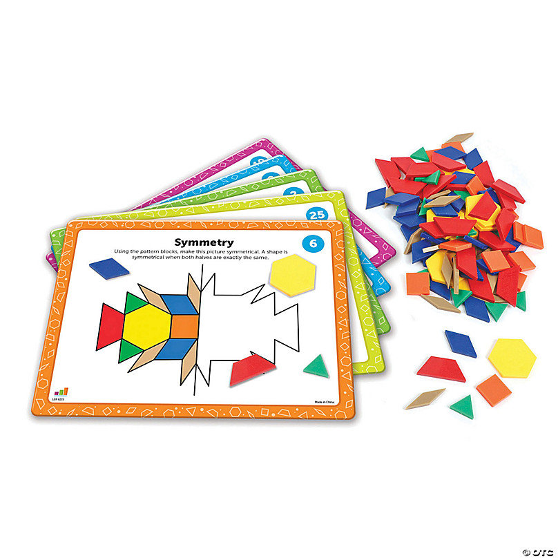 Learning Resources Pattern Block Math Activity Set