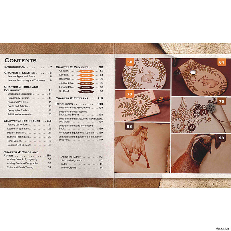 Leather Pyrography Book | Oriental Trading