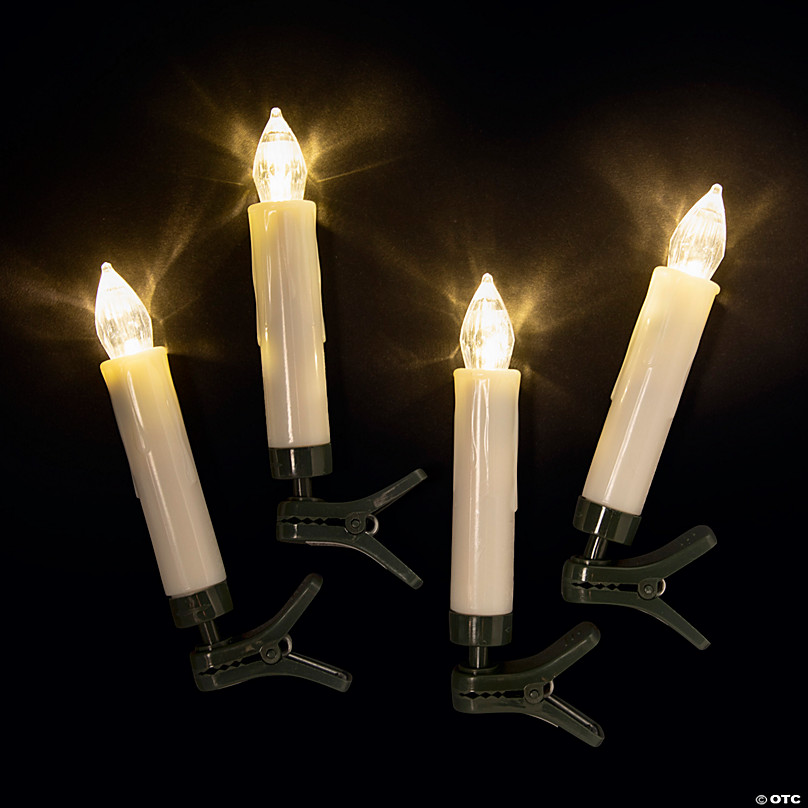 Fremragende kromatisk teenager LED Light-Up Clip-On Candles - 15 Pc. | Oriental Trading