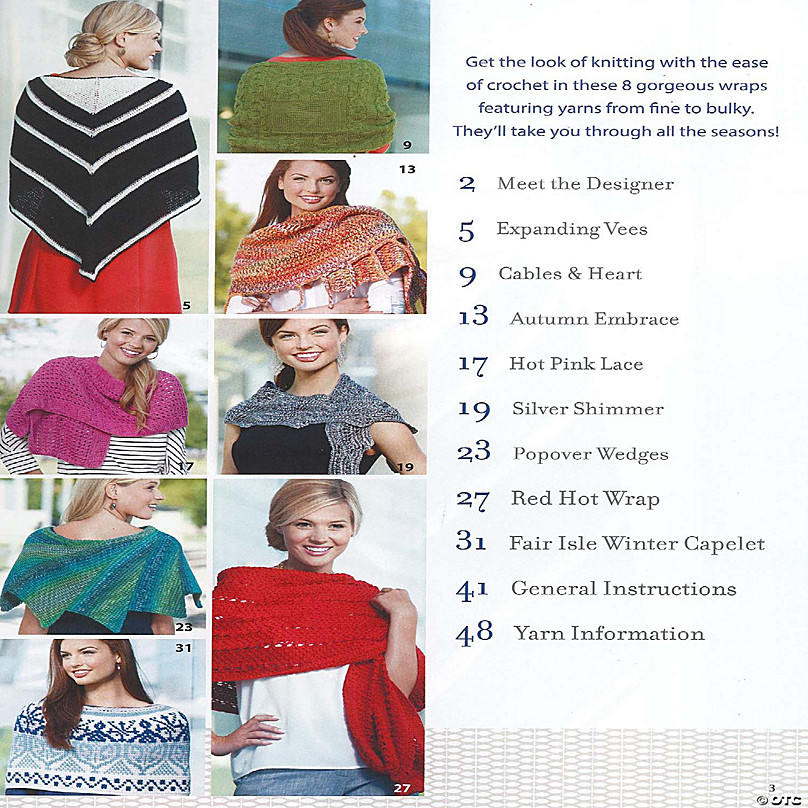 Leisure Arts Tunisian Crochet Stitch Guide Book