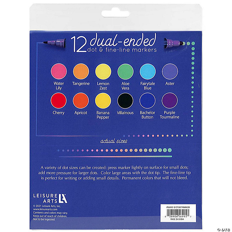 Leisure Arts Dual Tip Marker Set - 36 Piece