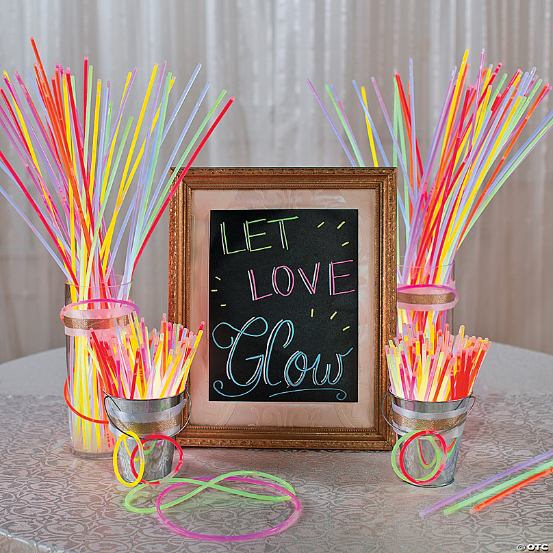 Personal Glowsticks Wedding Personal Glow Sticks Quinceanera Glowsticks 100 pc 