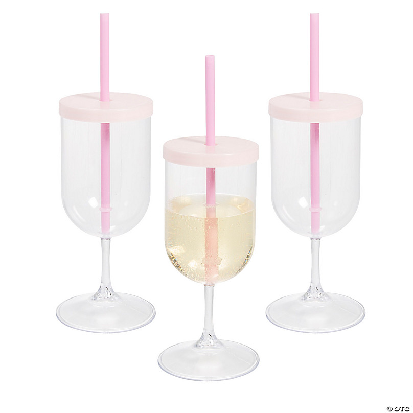 Wine Glass with Built-in Straw - GEEKYGET