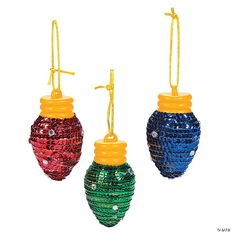 Light Bulb Christmas Ornament Craft Kit Discontinued