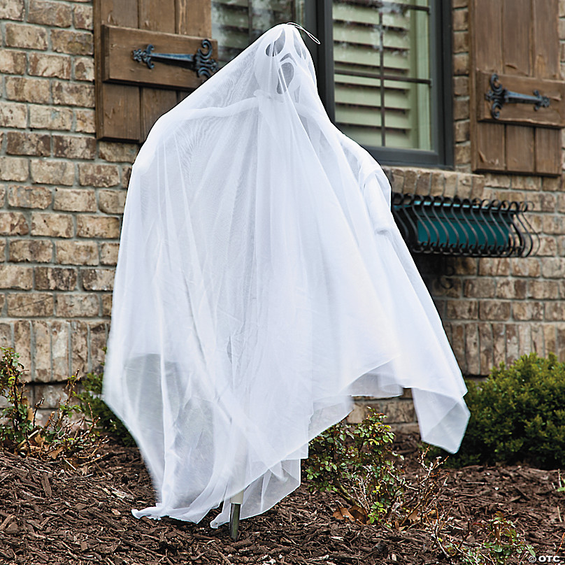 VIDEO 6 FT LIFE SIZE Animated Hanging Phantom Ghost Outdoor Decoration Prop YARD 