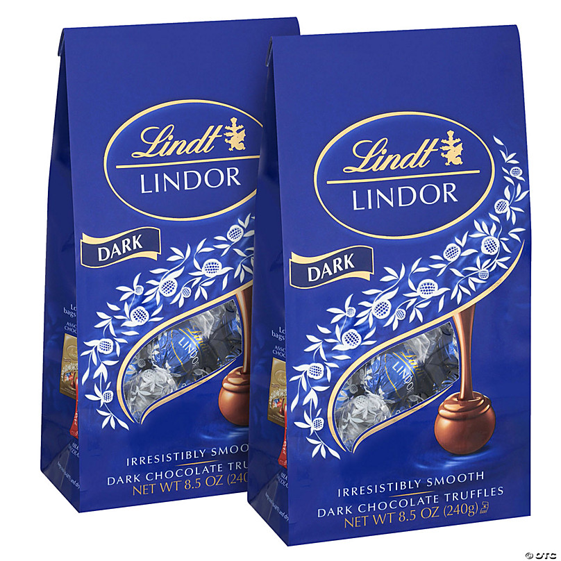 Lindor Dark Chocolate Truffles, 8.5 oz, 2 Pack