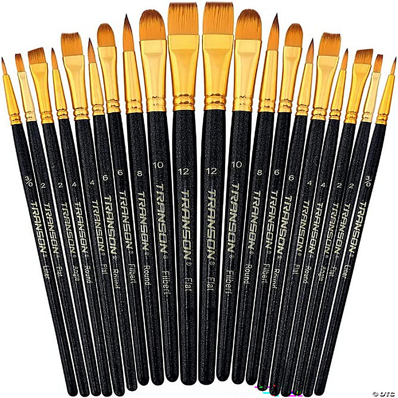 Paint Brush Set, 2 Pack 20 Pcs Paint Brushes for Acrylic Painting, Wat –  Loomini