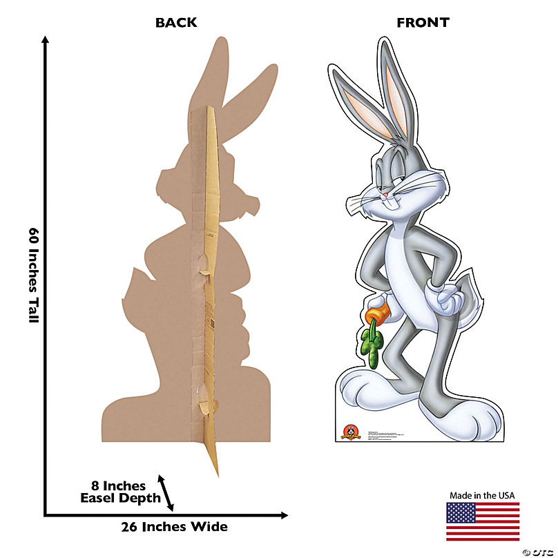Looney Tunes Bugs Bunny Life-Size Cardboard Stand-Up