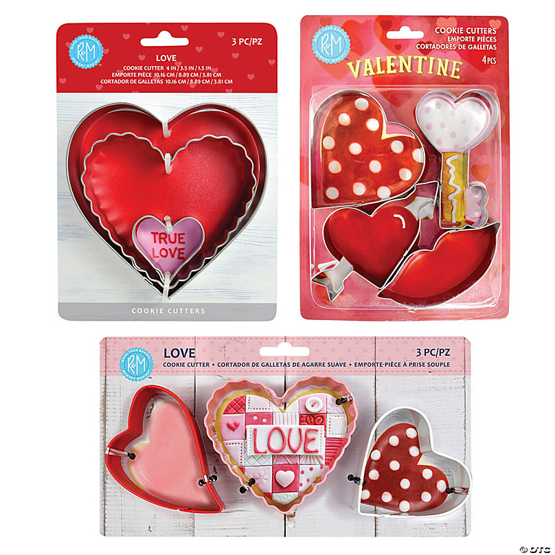 Love Valentines Cookie Cutters Wilton 4 Piece Love Cookie Cutter