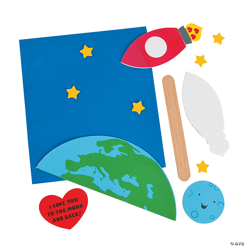 Love You To The Moon Back Photo Pop Up Craft Kit Discontinued