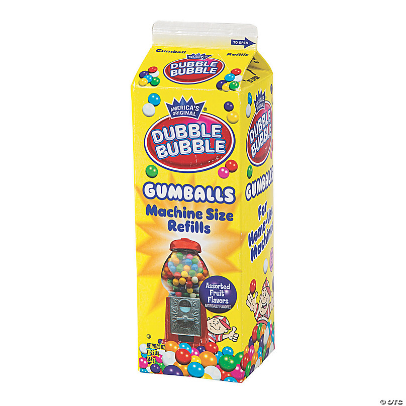 Gumballs for Gumball Machine - 0.5 Inch Mini Gumballs for Kids - Gumball  Machine Refills - 1 LB Chewing Gum - Fruit Flavored Bubble Gum