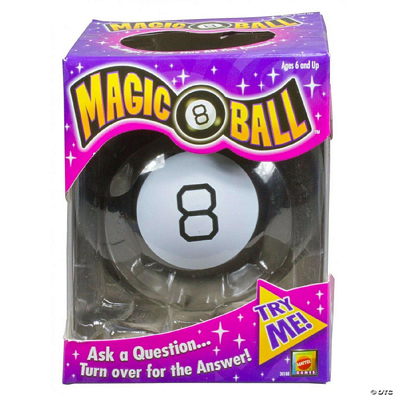 LOT OF 2 MAGIC ORB BALL EIGHT 8 BALL ANSWERS QUESTIONS CLASSIC PARTY GAME  BALLS