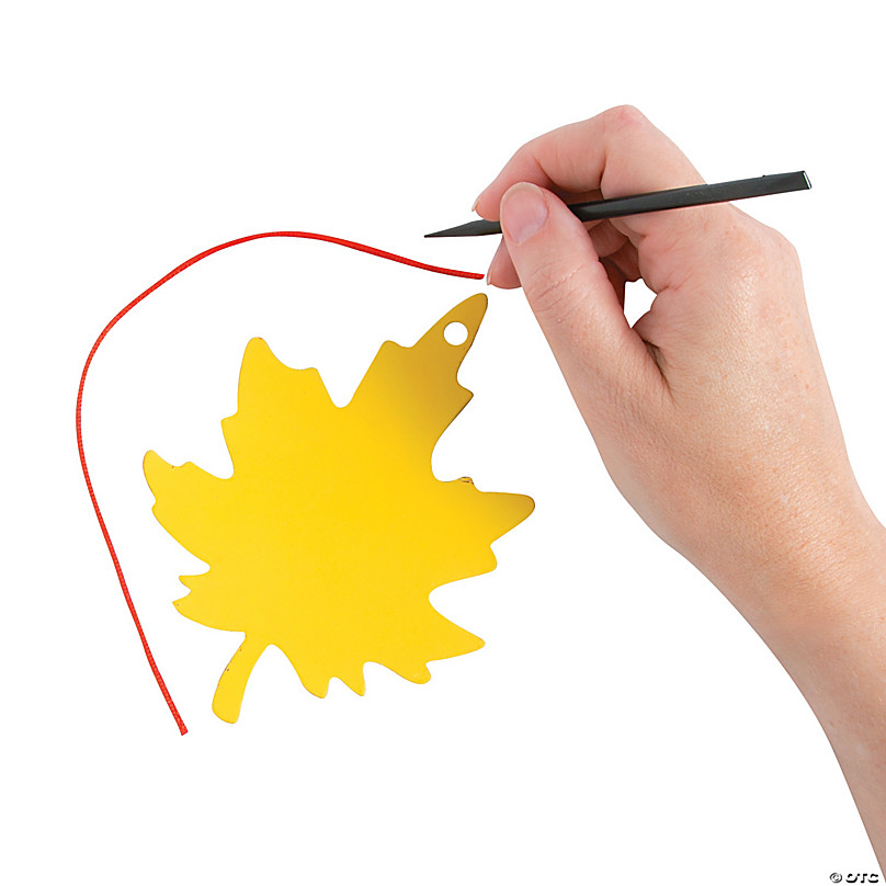Colorful Magic Color Scratch Leaves Crafts for Kids and Fun Home Activities 