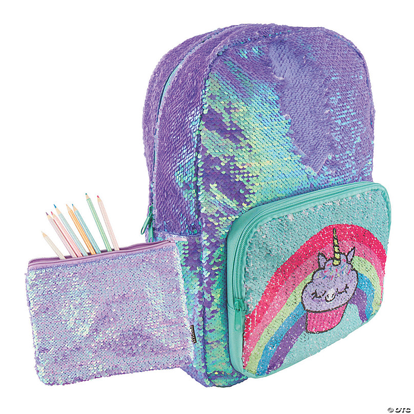 sequin backpack