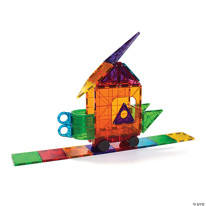 MAGNA-TILES® 148-Piece Magnetic Construction Set with FREE Storage Bin |  MindWare