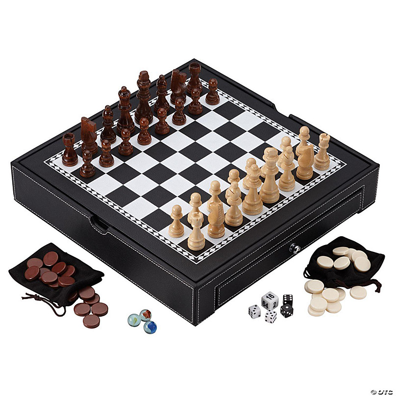 WE Games Magnetic Travel Chess Set Trifold