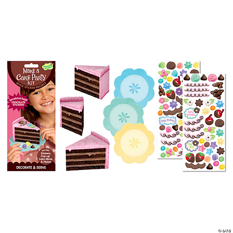 Make A Cake Party Quick Sticker Kit