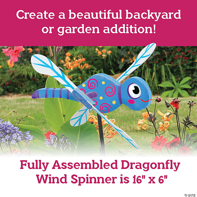 Make Your Own Dragonfly Wind Spinner Craft Kit MindWare