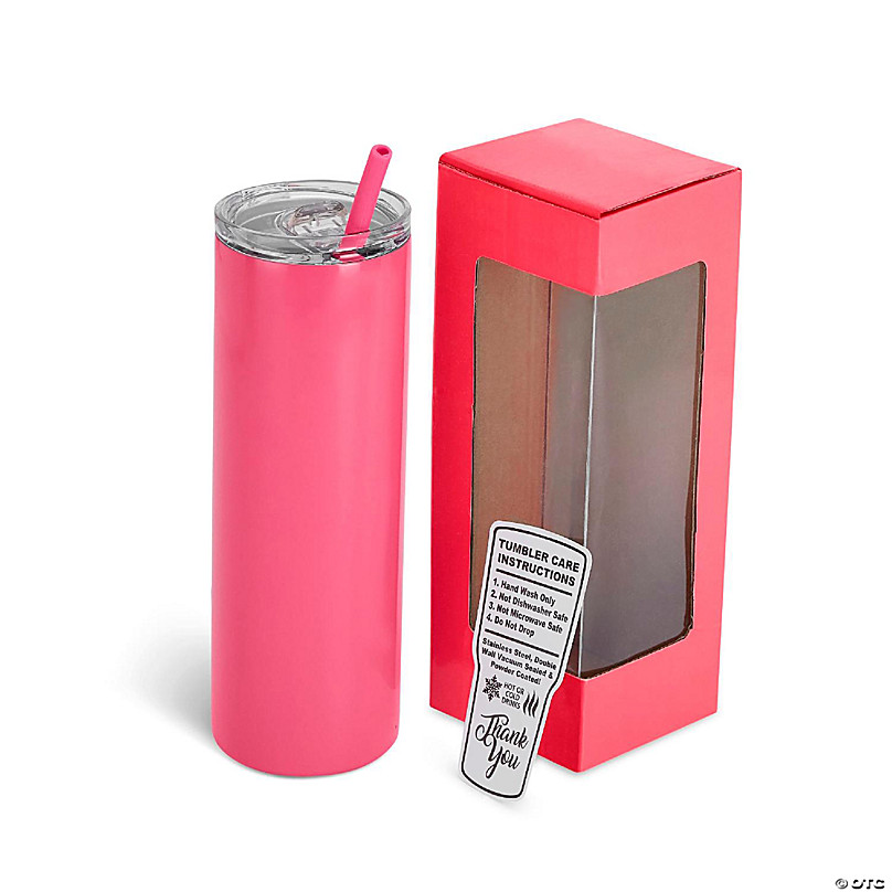 https://s7.orientaltrading.com/is/image/OrientalTrading/FXBanner_808/makerflo-20-oz-skinny-powder-coated-tumbler-stainless-steel-insulated-travel-tumbler-mug-pink-25-pc~14363887.jpg