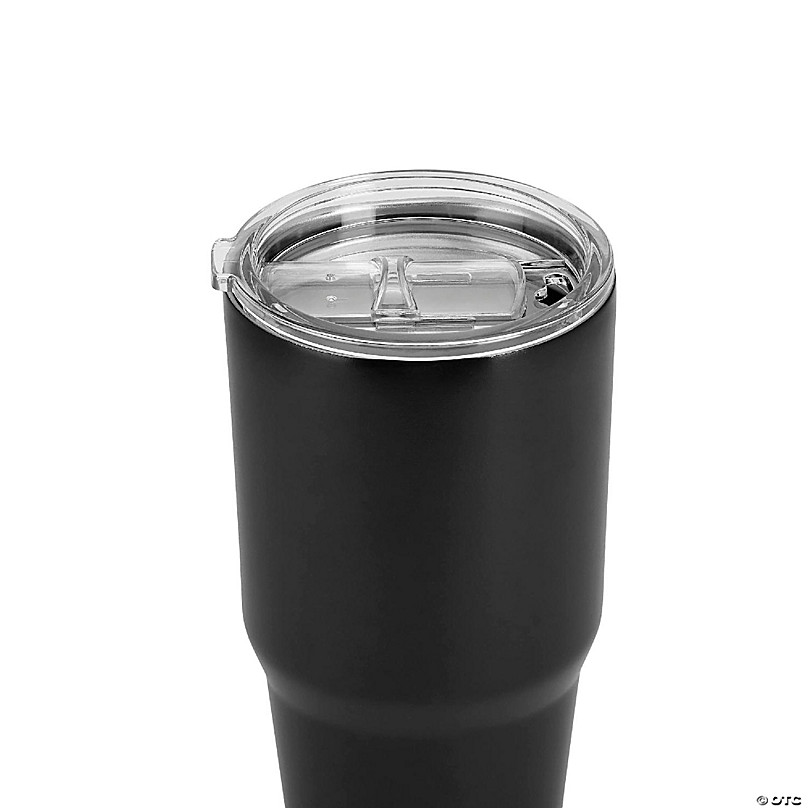 MakerFlo 30 oz Rimless Stainless Steel Insulated Travel Tumbler, Silver, 1 PC