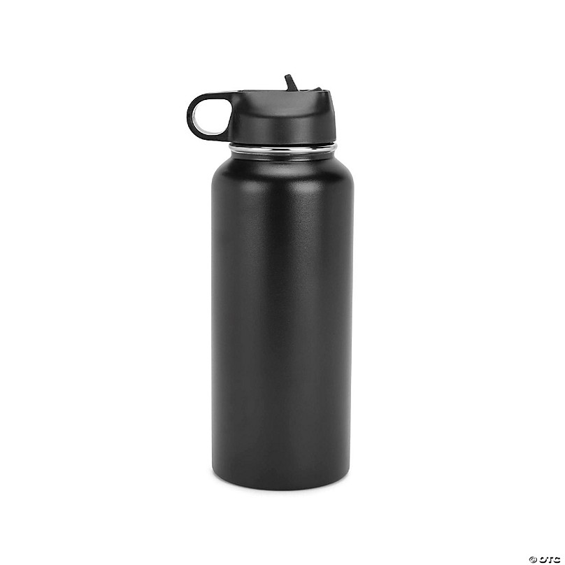 MakerFlo 32 oz Hydro Water Bottle - 2 Lids - Stainless Steel | Michaels